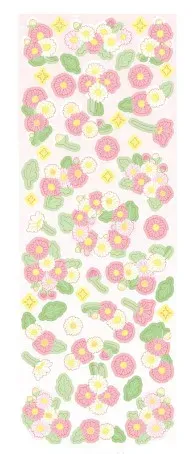 Pink Daisy Stickers